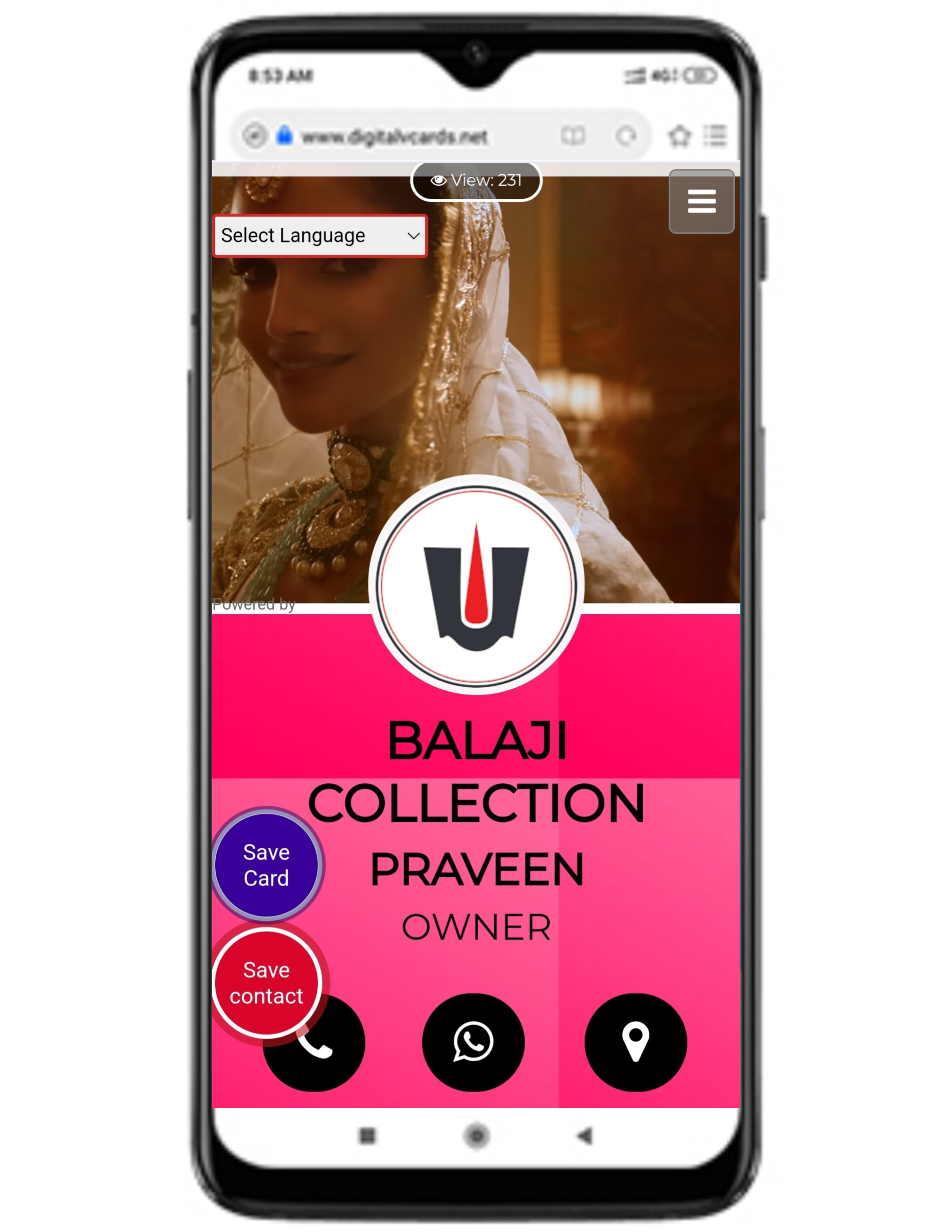 Digital Business Card Template 3